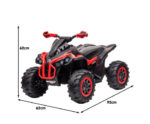 GTS99 Kids Electric Ride On Quad Bike Toy ATV 50W - Red