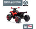 GTS99 Kids Electric Ride On Quad Bike Toy ATV 50W - Red