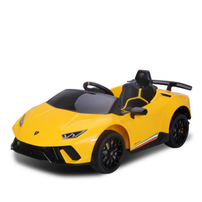 Lamborghini Performante Kids Electric Ride On Car Remote Control - Yellow