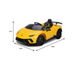 Lamborghini Performante Kids Electric Ride On Car Remote Control - Yellow