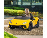 Lamborghini Performante Kids Electric Ride On Car Remote Control - Yellow