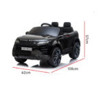 Land Rover Licensed Kids Electric Ride On Car Remote Control - Black