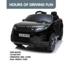 Land Rover Licensed Kids Electric Ride On Car Remote Control - Black