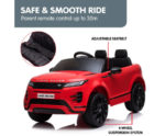 Land Rover Licensed Kids Electric Ride On Car Remote Control - Red