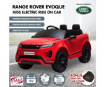 Land Rover Licensed Kids Electric Ride On Car Remote Control - Red