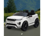 Land Rover Licensed Kids Electric Ride On Car Remote Control - White