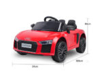 R8 Spyder Audi Licensed Kids Electric Ride On Car Remote Control - Red