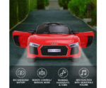 R8 Spyder Audi Licensed Kids Electric Ride On Car Remote Control - Red