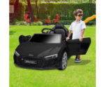 Audi Sport Licensed Kids Electric Ride On Car Remote Control - Black