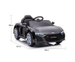 Audi Sport Licensed Kids Electric Ride On Car Remote Control - Black