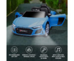 Audi Sport Licensed Kids Electric Ride On Car Remote Control - Blue