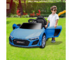 Audi Sport Licensed Kids Electric Ride On Car Remote Control - Blue