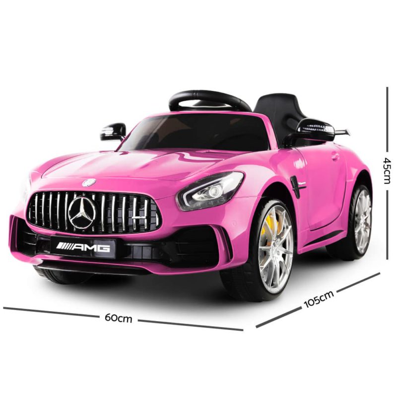 Kids Ride On Car Licensed Mercedes Benz AMG GTR Pink