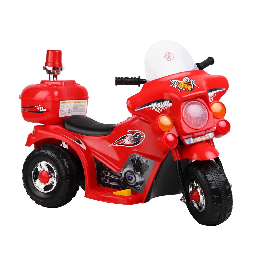 Kids Ride On Motorbike Motorcycle Car Red