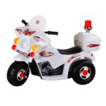 Kids Ride On Motorbike Motorcycle Car Toys White