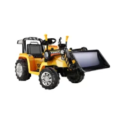 Kids Ride On Car Dumptruck 12V Electric Bulldozer Toys Cars Battery Yellow