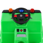 Kids Ride On Car Garbage Truck Police Light 12V Electric Toys Cars Green