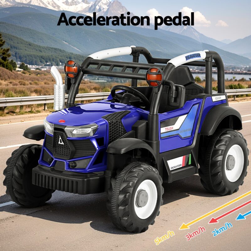 Kids Electric Ride On Car Off Road Jeep Remote 12V Blue