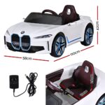 Kids Ride On Car BMW Licensed I4 Sports Remote Control Electric Toys 12V White