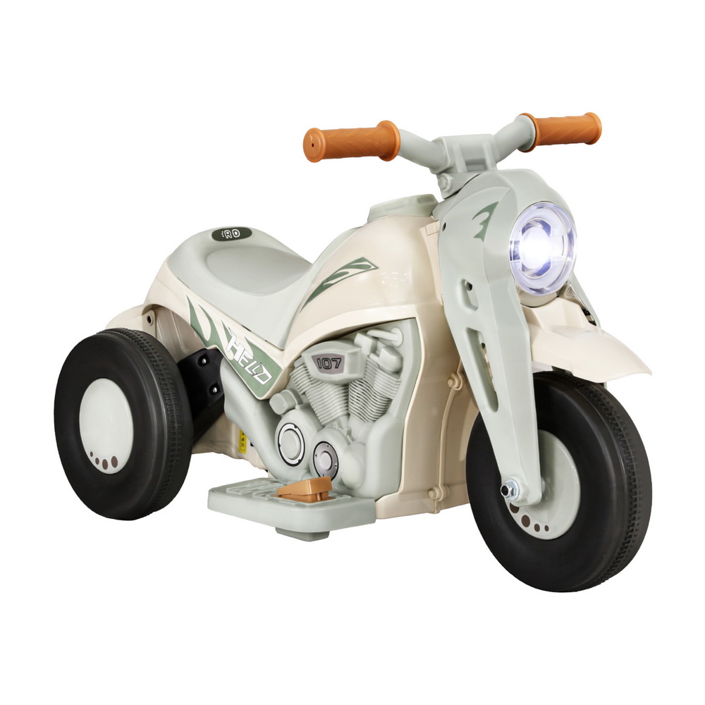 Kids Ride On Car Electric Motorcycle Motorbike with Bubble Maker Green