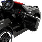 Kids Ride On Car Electric Patrol Police Cars Battery Powered Toys 12V Black