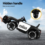 Kids Ride On Car Electric Patrol Police Cars Battery Powered Toys 12V Black