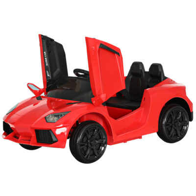 Kids Electric Ride On Car Ferrari-Inspired Toy Cars Remote 12V Red