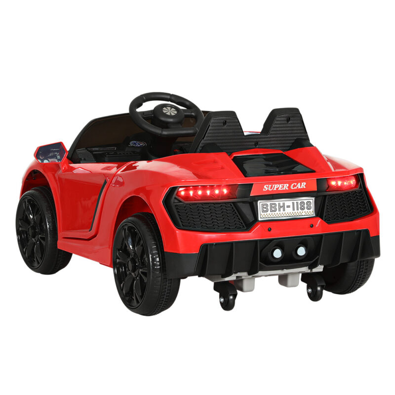 Kids Electric Ride On Car Ferrari-Inspired Toy Cars Remote 12V Red