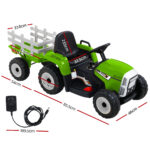 Kids Electric Ride On Car Tractor Toy Cars 12V Green