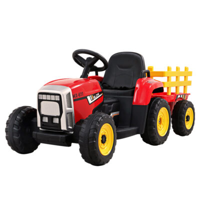 Kids Electric Ride On Car Tractor Toy Cars 12V Red