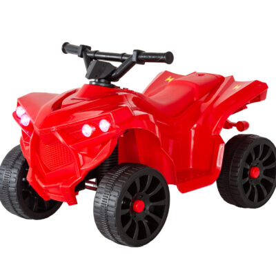 Rechargeable Ride-on Quad bike (Red) with Safe Braking System