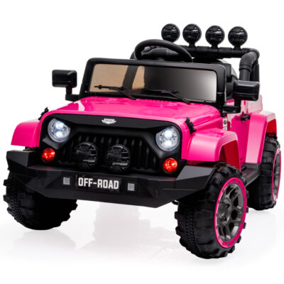 KIDS Electric Ride On Car 12V 4WD Jeep Inspired Girls Toy Battery Girls