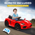 KIDS Ride-On Car LAMBORGHINI Inspired - Electric Toy Battery Remote Red