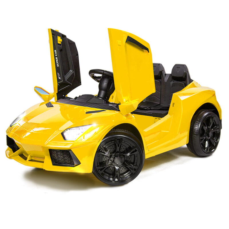 KIDS Ride-On Car LAMBORGHINI Inspired - Electric Battery Remote Yellow