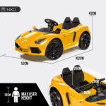 KIDS Ride-On Car LAMBORGHINI Inspired - Electric Battery Remote Yellow