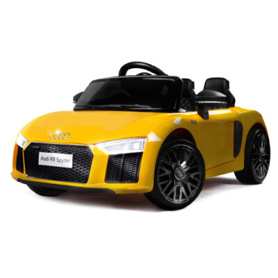 Kids Ride-On Car Licensed AUDI R8 SPYDER Battery Electric Toy Remote 12V Yellow