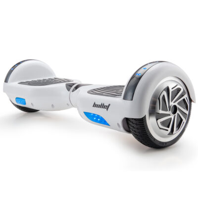 Hoverboard Electric Scooter 6.5 Inch Wheels Self Balancing Gen III White Free Carry Bag