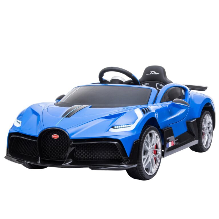 Licensed Bugatti Divo Kids Electric Ride On Car - Blue