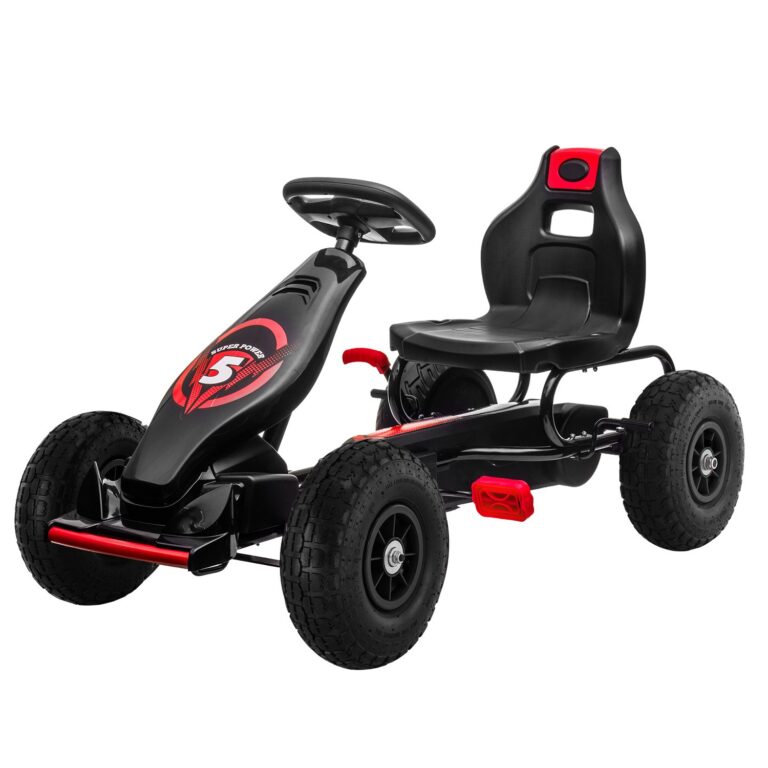 G18 Kids Ride On Pedal Powered Go Kart Racing Style - Red