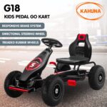 G18 Kids Ride On Pedal Powered Go Kart Racing Style - Red