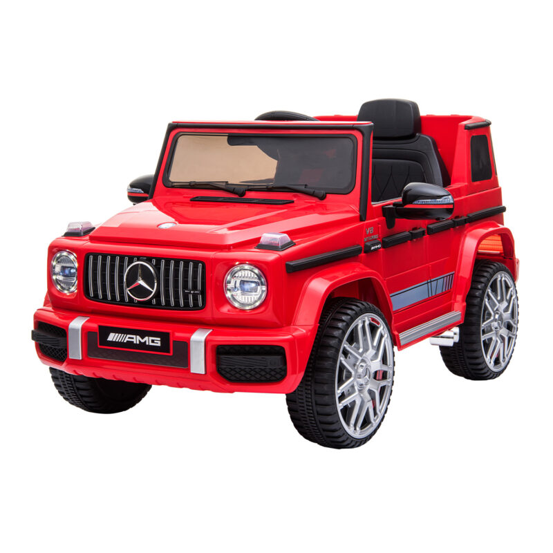 Mercedes Benz AMG G63 Licensed Kids Ride On Electric Car Remote Control - Red