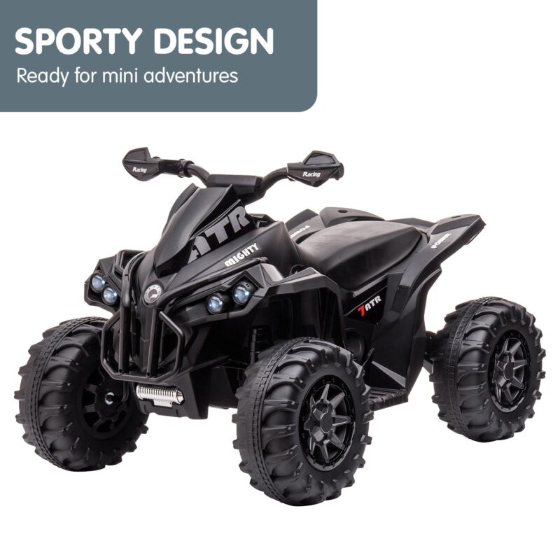 GTS99 Kids Electric Ride On Quad Bike Toy ATV 50W - Black