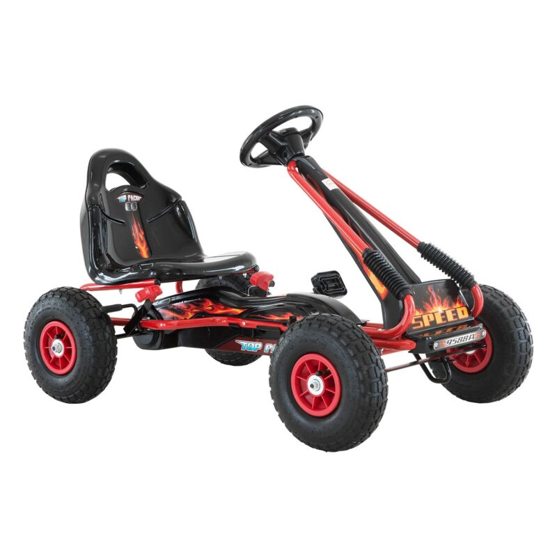 G95 Kids Ride On Pedal-Powered Go Kart  - Red