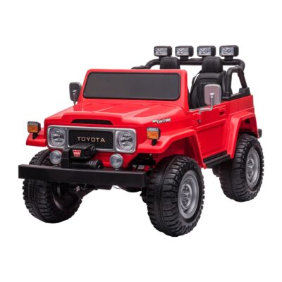 Licensed Toyota FJ-40 Electric Kids Ride On Car by - Red