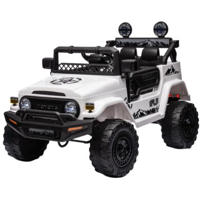 Authorized Toyota Electric Kids Ride-on Car Fj Cruiser - White