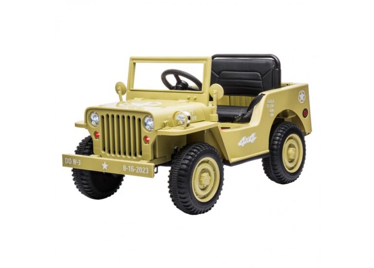 Major 12V Electric Ride On - Khaki