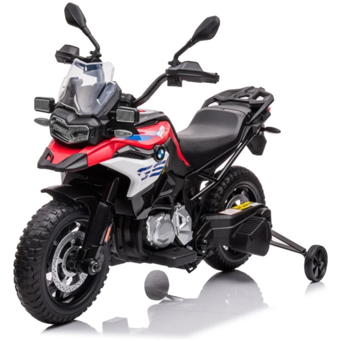 Kids Ride On Motorbike Licensed BMW F850GS Adventure Touring 12V Battery- Red