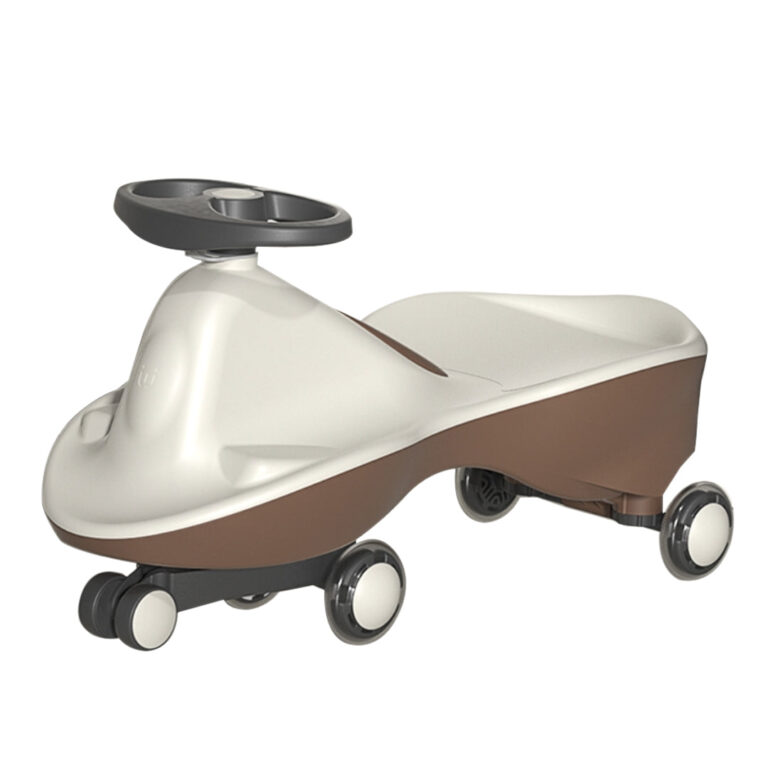 Moka White-Glide Walker Swing Car Twist Car Rind On Toy Italian Designer For Children Outdoor