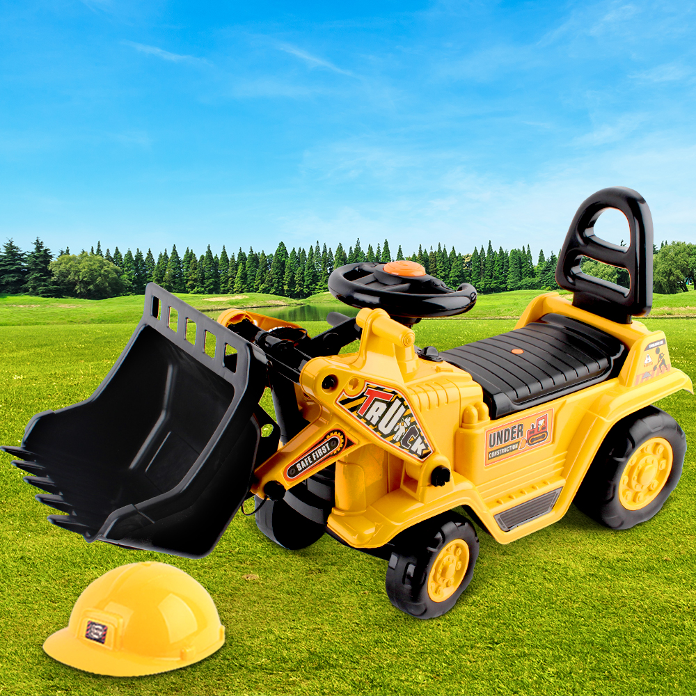 Keezi Ride On Car Toys Kids Excavator Bulldozer Sandpit Digger Car Pretend Play Keezi Ride On Car Toys Kids Excavator Bulldozer Sandpit Digger Car Pretend Play