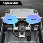 Kids Electric Ride On Car G63 Toy Cars Remote Control Grey